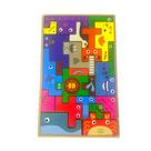 Jogo Tetris Fundo do Mar em MDF 6mm 22 Peças Coloridas com Animais Marinhos Quebra-Cabeça Educativo Infantil Montess Jogo Tetris Fundo do Mar em MDF 6mm 22 Peças Coloridas com Animais Marinhos Quebra-Cabeça Educativo Infantil Montess