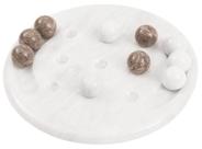 Jogo Tic Tac Toe Radicaln Marble White & Oceanic 25 cm