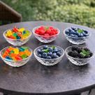 Jogo Tigelas Bowl Sorvete Sobremesa Vidro De 165ml Kit 6pçs