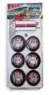 Jogo , Time de futebol de botão Preto , vermelho e Branco Klopf 4095 Jogo , Time de futebol de botão Preto , vermelho e Branco Klopf 4095