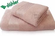 Jogo Toalhas de Banho e Rosto Dohler Veneza Algodão Toque Macio Alta Absorção 400g/m²