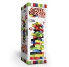 Jogo Torre Caiu Perdeu Colorido 45 Peças Pais e Filhos Gala