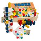 Jogo Torre inteligente Pedagógico com 63 Peças em MDF