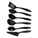 Jogo Utensílios de Cozinha Nylon Preto 6 Peças Tramontina Jogo Utensílios de Cozinha Nylon Preto 6 Peças Tramontina