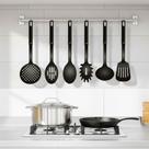 Jogo Utensílios De Cozinha Plástico Não Risca Panela 6pçs