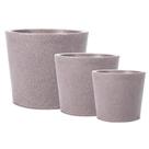 Jogo Vasos 3 Tamanhos Badi Pedra Terrano
