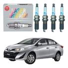 Jogo Velas Ignição Ngk Toyota Yaris Sedan 1.5 2019 A 2022