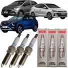 Jogo Velas Iridium NGK HB20 HB20S Creta 1.0 12v 3cil 120cv TGDI Flex Após 2019 Jogo Velas Iridium NGK HB20 HB20S Creta 1.0 12v 3cil 120cv TGDI Flex Após 2019