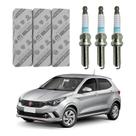 Jogo Velas Mopar Fiat Argo 1.0 6v 3 Cilindros 2017 A 2021