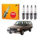 Jogo Velas Ngk Marajo 1.6 Gasolina 1988 A 1990 Jogo Velas Ngk Marajo 1.6 Gasolina 1988 A 1990