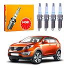 Jogo Velas Ngk Sportage 2.0 16v Flex 2011 A 2014
