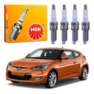 Jogo Velas Ngk Veloster 1.6 16v 2011 A 2013