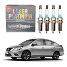 Jogo Velas Ngk Versa 1.6 16v 2015 A 2019