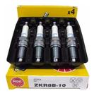 Jogo Velas Ngk Zkr8b-10 Fiat Palio Punto Grand Siena EVO 1.4 8V