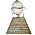 Jogo Vispora 1 A 200 Globo De Metal Tabuleiro Em Madeira N3