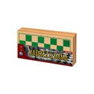 Jogo xadrez & dama madeira