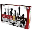 Jogo xadrez e dama pais e filhos