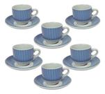 Jogo Xicaras Cafe Expresso De Porcelana 90 Ml Acqua - hauskraft