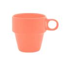 Jogo Xícaras Para Café de Porcelana 90 ml 6 Peças Empilhavel Jogo Xícaras Para Café de Porcelana 90 ml 6 Peças Empilhavel