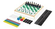 Jogos 6x1 Dama, Xadrez, Ludo, Trilha, Dominó E Pega Vareta