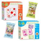 Jogos Alfabetização Cores + Numeros + 12 Card Colorir Brinde