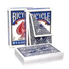 Jogos de cartas 1pcs bicicleta duplo azul de volta sem cara jogando cartas cartas mágicas adereços especiais