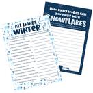 Jogos de festa DISTINCTIVS Winter Holiday Winter Wonderland