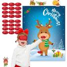 Jogos de Natal Funnlot Pin The Nose on The Reindeer Kids