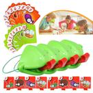 Jogos de tabuleiro 4pcs 2021 nova língua camaleão sapo boca levar cartão língua brinquedo de festa familiar seja rápido para lamber cartões