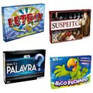 Jogos De Tabuleiro Infantil 7 Anos + Suspeito Detetive + Adivinhar Palavras + Mimicas