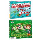 Jogos de Tabuleiro Palavras Cruzadas + O Pequeno Empresario Parecido com Banco Imobiliario