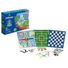 Jogos Passatempo 6 x 1 Xalingo Dominó, Loto, Pega-Varetas, Damas, Ludo e Trilha 240 Peças +8 anos - 17354