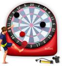 Jogos SWOOC - Dardos infláveis gigantes (mais de 15 maneiras de jogar) - Jogo de dardos Jumbo Soccer com bomba de ar - Big Carnival Games - Giant Outdoor Games - Jogo de dardos de grandes dimensões para jardim e gramado para crianças e adultos