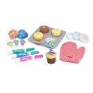 Jogue Food Set Melissa e Doug Asse e Decore Cupcake
