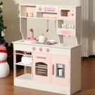 Jogue Kitchen SainSmart Jr. Madeira com luzes e sons de mais de 3 anos Jogue Kitchen SainSmart Jr. Madeira com luzes e sons de mais de 3 anos