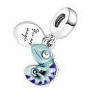 Joias de prata esterlina Chameleon Dangle Charm ZURWTCH 925
