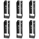 Joist Hanger GBGS com flange oculto Black Light em aço de calibre 14