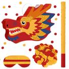JolliLudo Pinhata Cabeça de Dragão 42 x 28 x 7 cm em Papelão