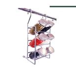 Jomer - Porta Temperos Inox 6 vidro Cromado 3031 Jomer - Porta Temperos Inox 6 vidro Cromado 3031