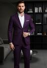 Jordhan Alta Costura Poliviscose Roxo Imperial Terno Masculino Alfaiataria Premium Jordhan Alta Costura Poliviscose Roxo Imperial Terno Masculino Alfaiataria Premium
