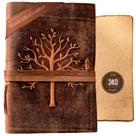 Jornal de Couro Vintage NomadCraftsCo. - Árvore da Vida (240p)