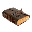 Jornal LEATHER VILLAGE - Couro Vintage 7x5"