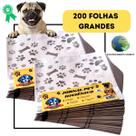 Jornal Pet 200 Folhas Grandes Higiênico Papel Limpo Cachorro Jornal Pet 200 Folhas Grandes Higiênico Papel Limpo Cachorro