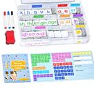 JoyCat 265 peças de letras magnéticas para fonética com 3 pastas JoyCat 265 peças de letras magnéticas para fonética com 3 pastas