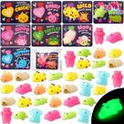 JOYIN Kit com 36 Brinquedos Mochi Squishy que Brilham no Escuro para Presente de Dia dos Namorados