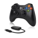 Joystick Sem Fio Compatível Xbox 360 Dupla Vibração 2.4G