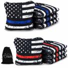 JST GAMEZ Conjunto de 8 Sacos de Cornhole Dupla Face 454g 15x15cm JST GAMEZ Conjunto de 8 Sacos de Cornhole Dupla Face 454g 15x15cm