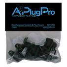 Juego de 10 Empaques y Cubiertas para Enchufes APruebas de Agua APlugPro en Verde Juego de 10 Empaques y Cubiertas para Enchufes APruebas de Agua APlugPro en Verde