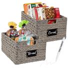 Juego de 2 Cestas para Despensa Best Choice Productos 41x30x20 cm