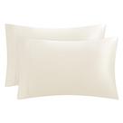 Juego de 2 fundas de almohada de satén Juicy Couture blancas 51x66 cm Juego de 2 fundas de almohada de satén Juicy Couture blancas 51x66 cm